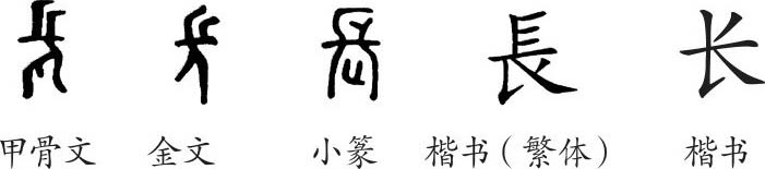 《长》字义